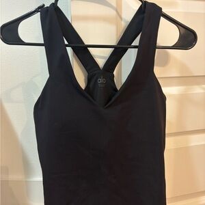 ALO Yoga Black Tank Top